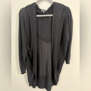 Women’s express black hooded sweater, size medium